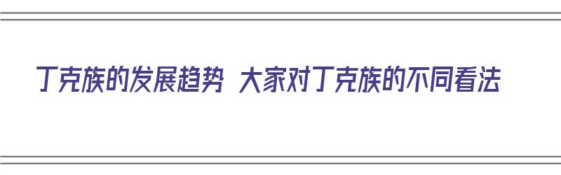 丁克族的发展趋势 大家对丁克族的不同看法