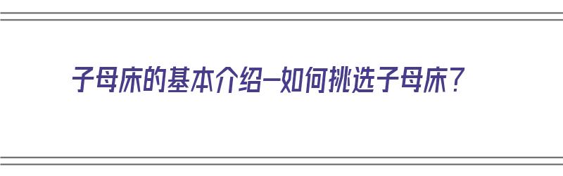 子母床的基本介绍-如何挑选子母床？（子母床好不好实用吗?）